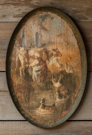 Beurre Oblong Tole Tray