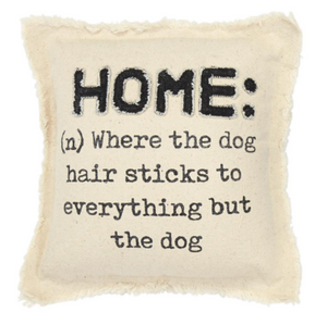 Home Washed Canvas Dog Pillow