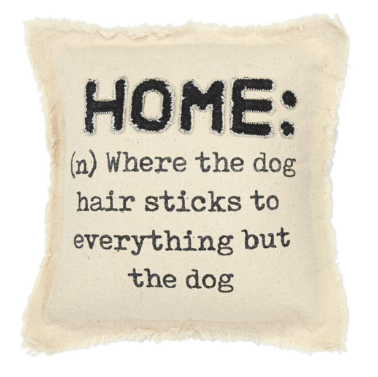 Home Washed Canvas Dog Pillow