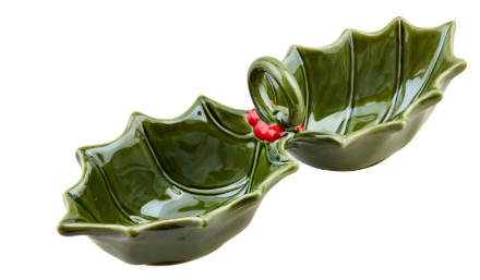 Holly Double Dip Dish