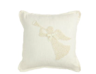 Angel Christmas pearl pillow