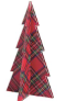 Red Tartan Acrylic Tree