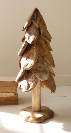 Rustic Teak Christmas Tree