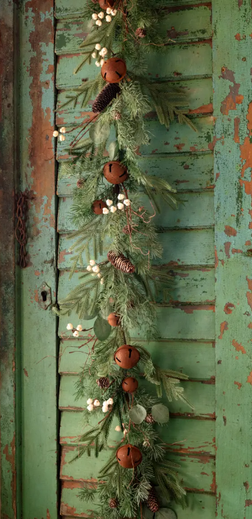 Snowberry Garland With Bells