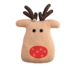 Reindeer Sherpa Light-Up Pillow