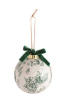 Merry Christmas Toile Ornament