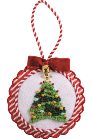 TREE WHIMSY XMAS ORNAMENT