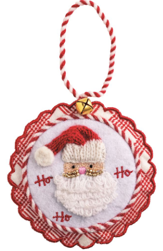 SANTA WHIMSY XMAS ORNAMENT