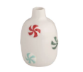 Peppermint Christmas Icon Vase