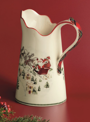 Santa Scene Pitcher