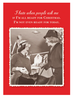 Ready Holiday Card