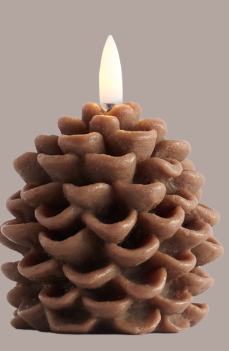 Flameless LED Pine Cone Candles
