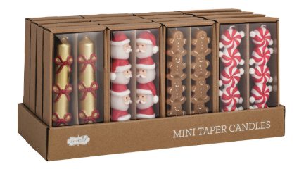 Christmas Mini Taper Candle Sets