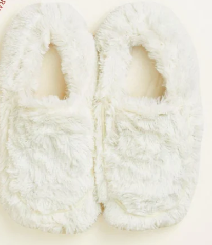 Cream Slippers Warmies