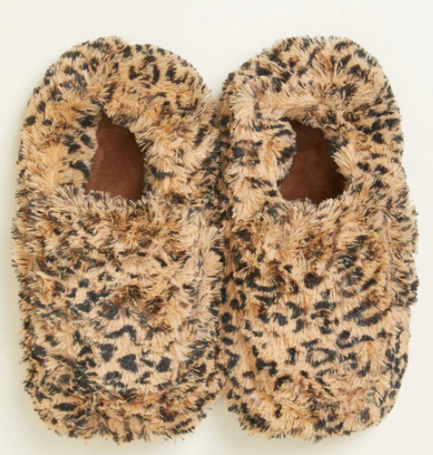 Leopard Slippers Warmies