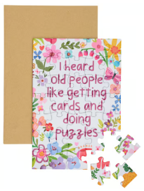 Doing Puzzles Puzzle Card