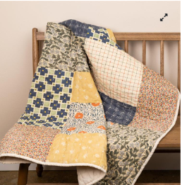 Quilted Patchwork patchwork throw