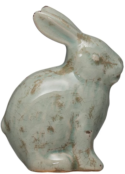 Distressed Terracotta Rabbit