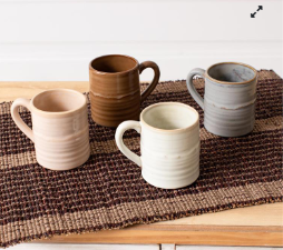 Reactive Glazed Mugs