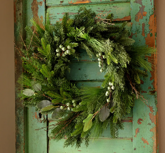 Carmel Mixed Wreath 24"