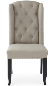Tuft Back Dining Chair - Taupe