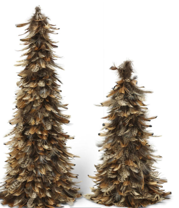 Rust Feather Cone Trees