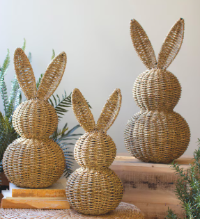 Woven Vine Easter Rabbits