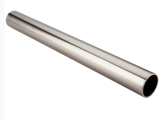 Satin Nickel 1-5/16"x 8' Round Steel Closet Rods