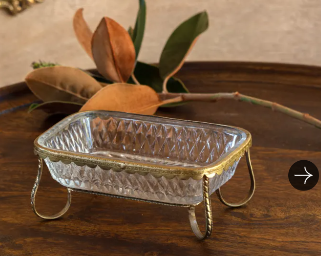 Antique Gold Soap Dish