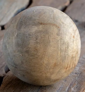 Medium Primitive Wood Sphere