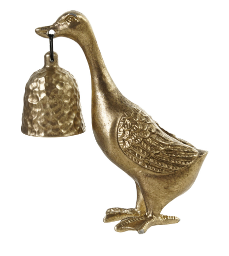 Gold Pewter Duck Candle Snuffer