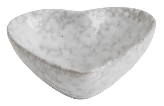 Stoneware Heart DIsh