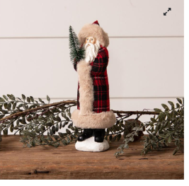 Tartan Plaid Santa