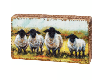 Sheep Block Sign