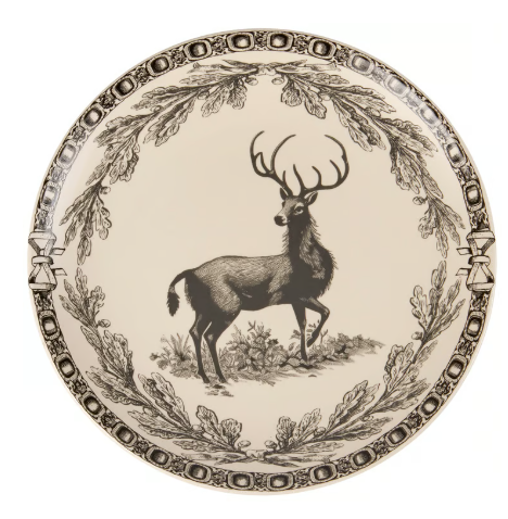 Small Vintage Deer Plate