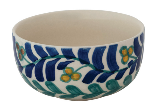Hand Painted Stoneware Bowl