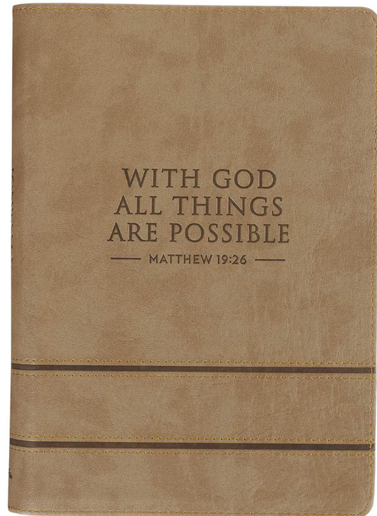 With God All Things Are Possible Journal