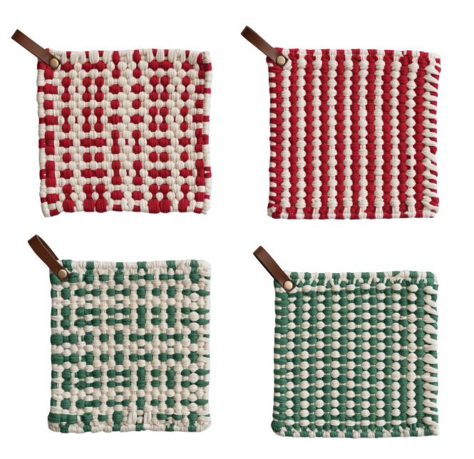 Cotton Crocheted Pot Holder