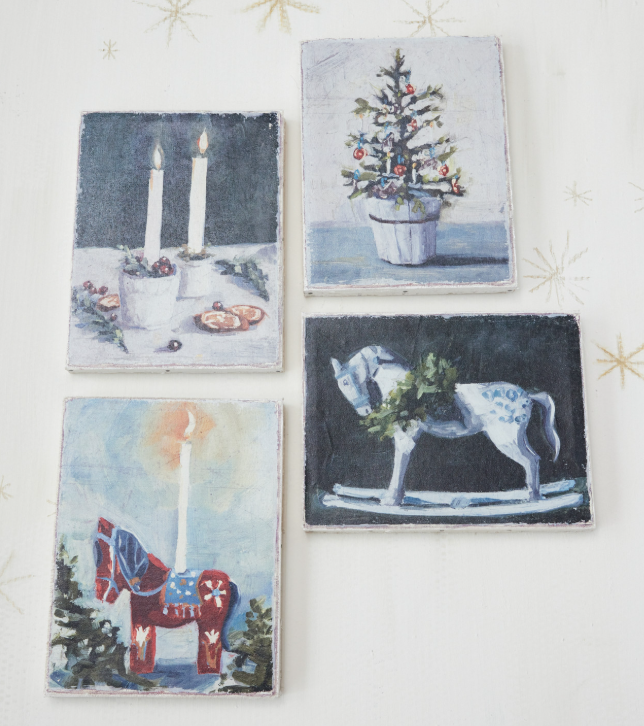 Canvas Wall Decor with Seasonal Image, 4 Styles