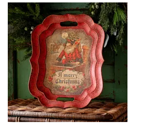 Merry Christmas Santa Tray