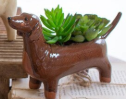 Ceramic Dog Planters