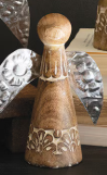 Wood and Tin Tabletop Christmas Angels