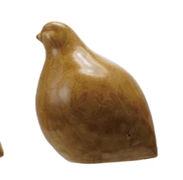 Terra-cotta Quail with Pattern
