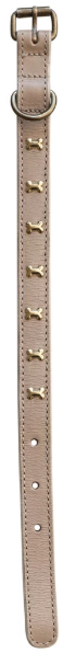 Leather Dog Collar w/ Metal Buckle Medium