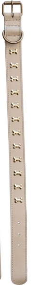 Leather Dog Collar w/ Metal Buckle Large