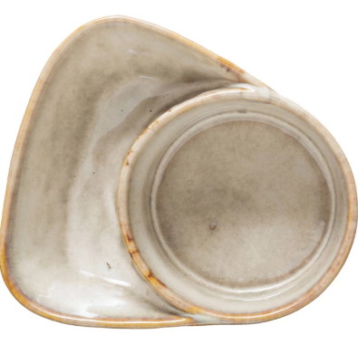 Stoneware Cracker and Soup Bowl, 2 Colors