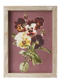 Wood Framed Glass Wall Décor
