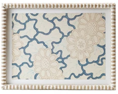 Wood Framed Glass Wall Décor