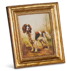 6" Vintage Bird Dog Framed Print