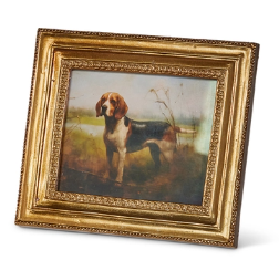 6" Vintage Bird Dog Framed Print